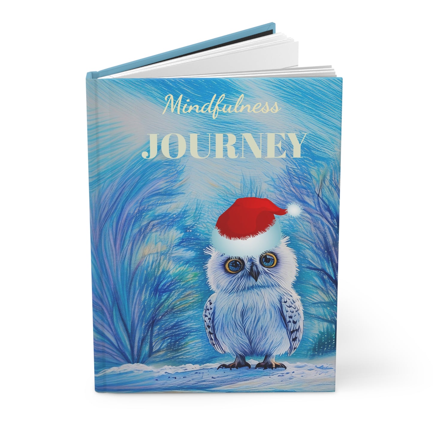Owl Mindfulness Art Journal Hardcover