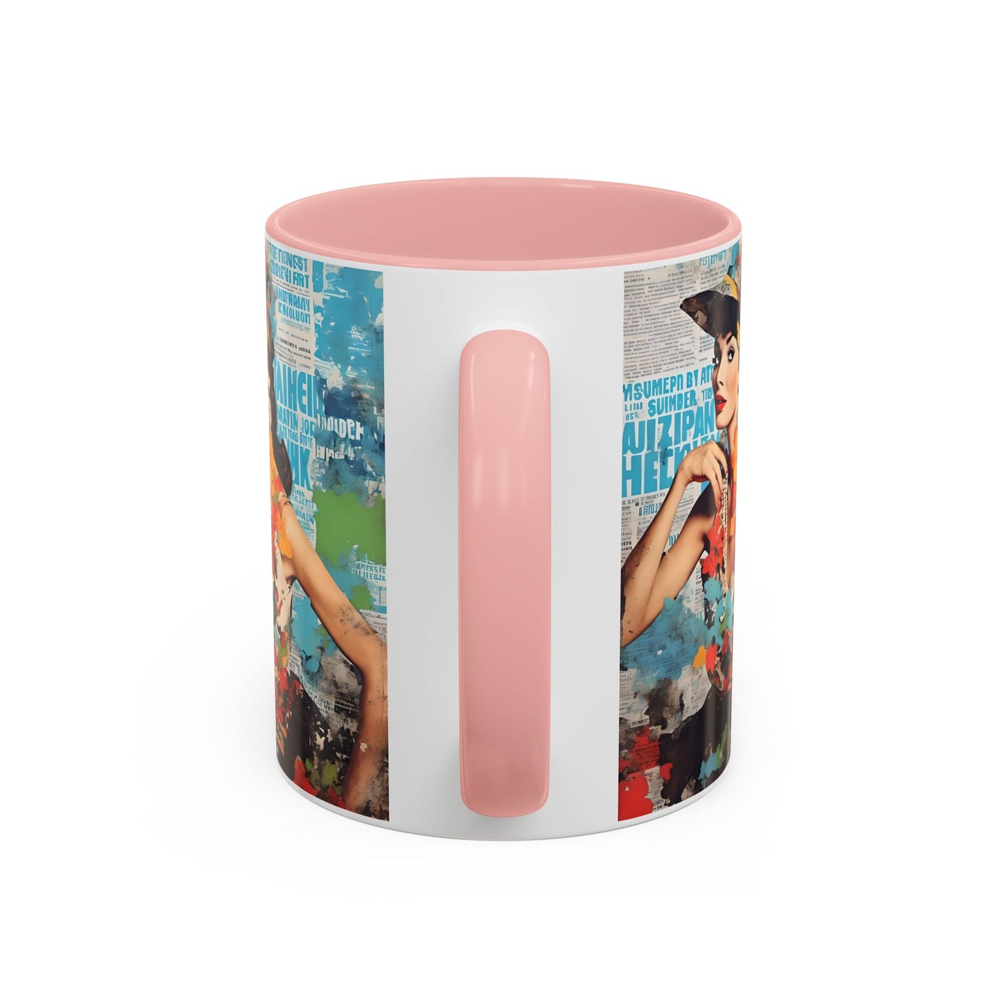 Coffee Mug Hollywood Movie Star Collage Colorful Art 11/15oz by Fairyhill Studio