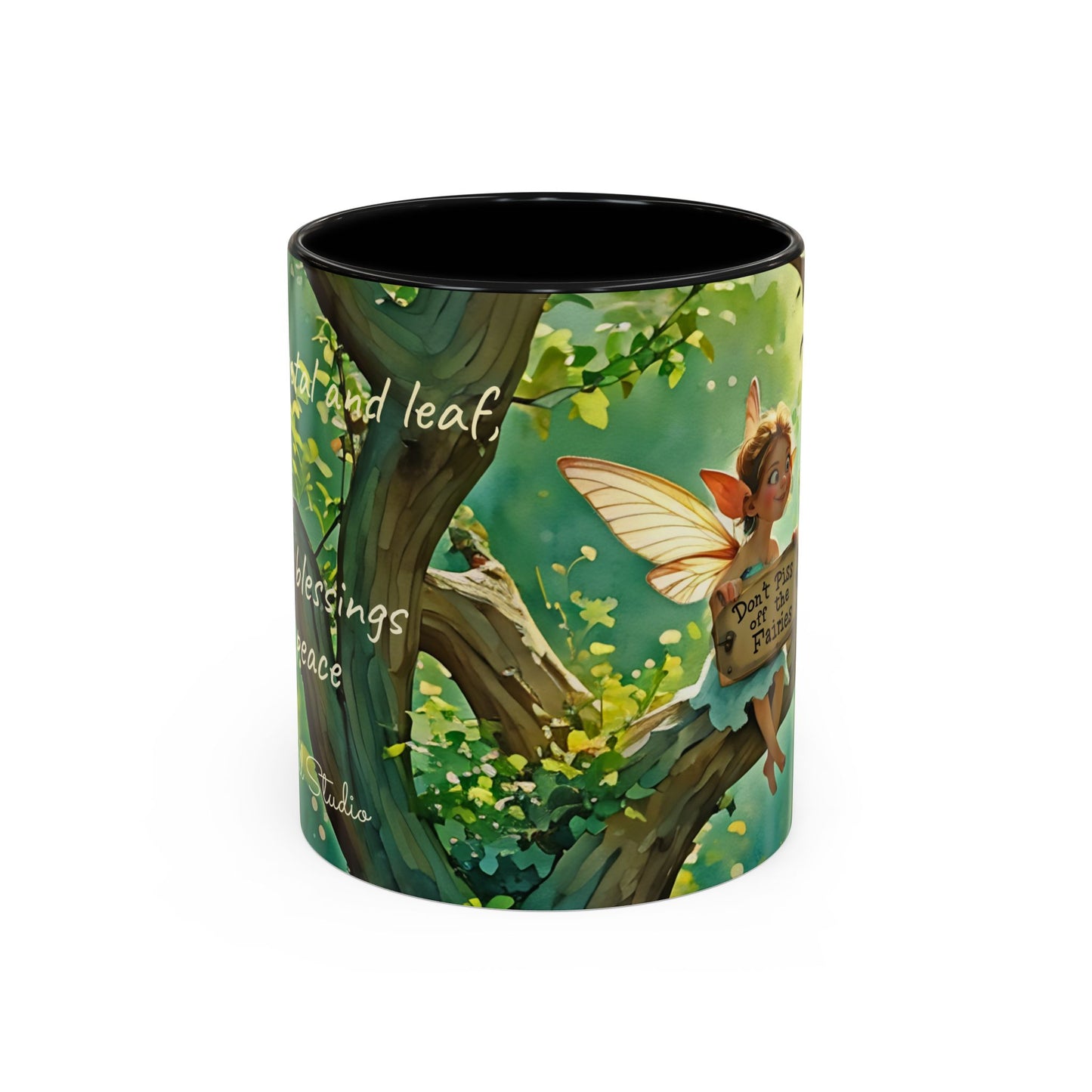 Garden fairy-Themed Coffee Mug - 11 & 15oz Accent Mug for Fairy Lovers
