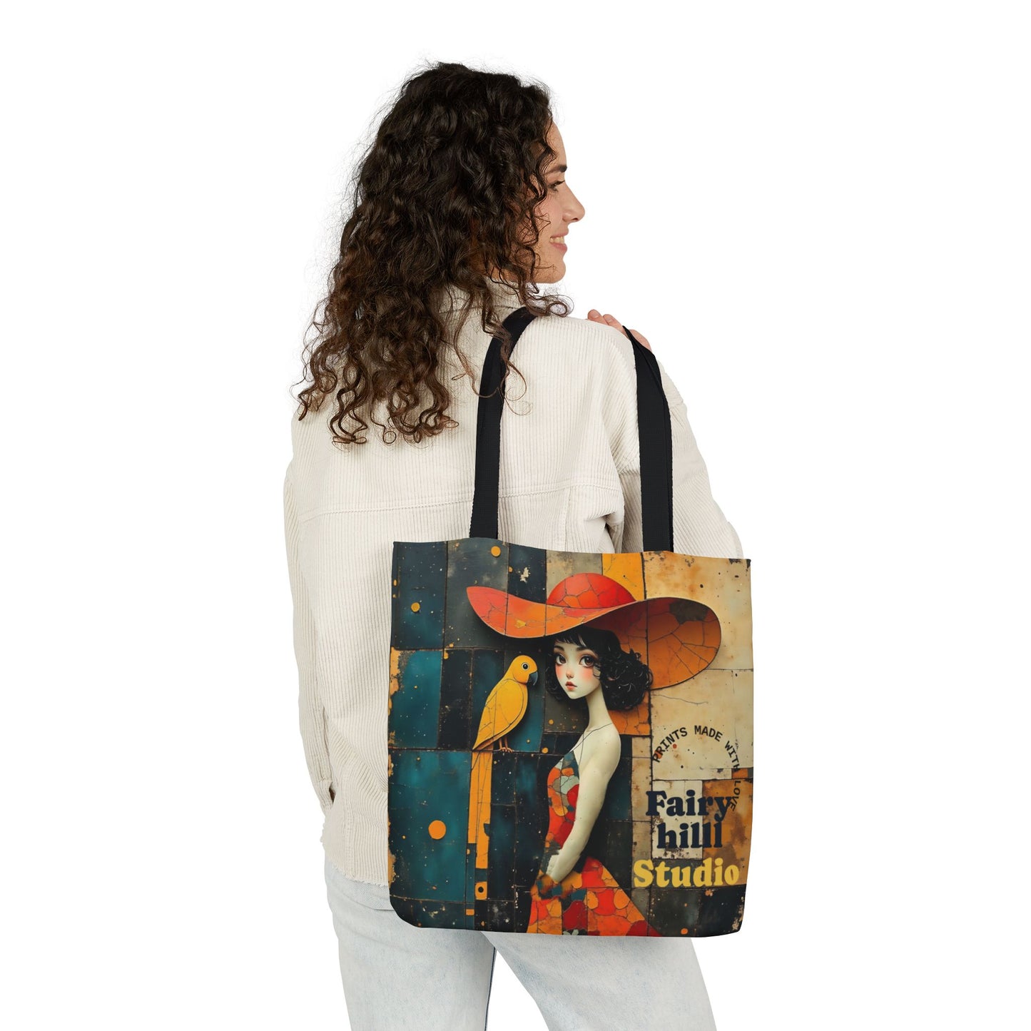 Colorful parrot -Inspired Canvas Tote Bag - Perfect for Beach Days, Eco-Friendly Shopping, and Summer Fun!