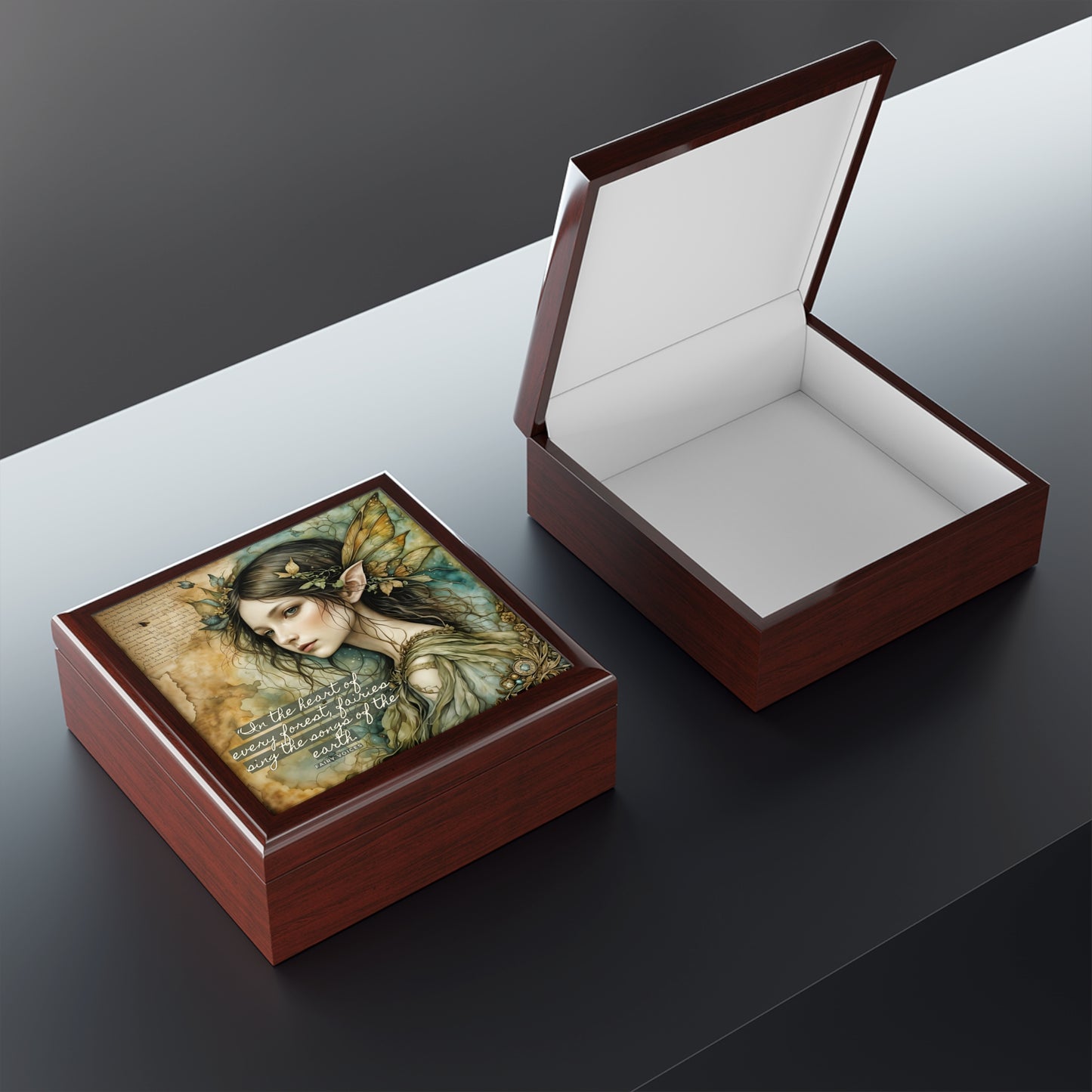 Memories Jewelry Box - Elegant Decor for Special Occasions by Fairyhill Studio