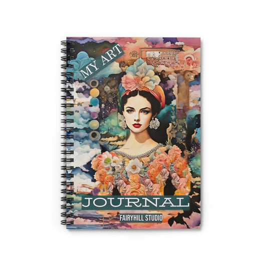 Vintage Model  Spiral Notebook - Enchanted Lake Ruled Line Journal