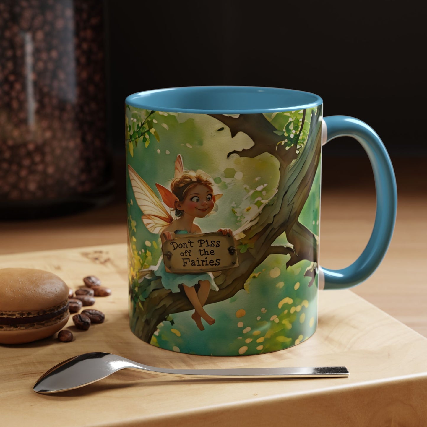 Garden fairy-Themed Coffee Mug - 11 & 15oz Accent Mug for Fairy Lovers