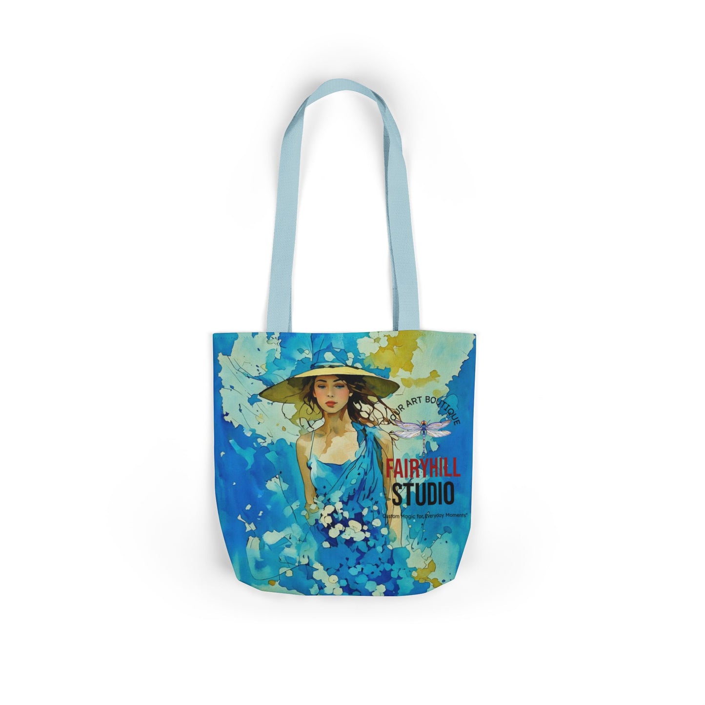 Colorful Summer vibes- Canvas Tote Bag - Perfect for Beach Days, Eco-Friendly Shopping, and Summer Fun!