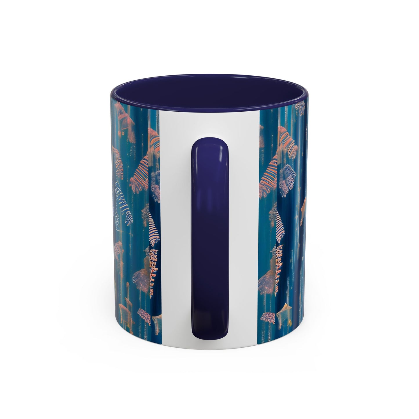 Mug White Cat Love Art