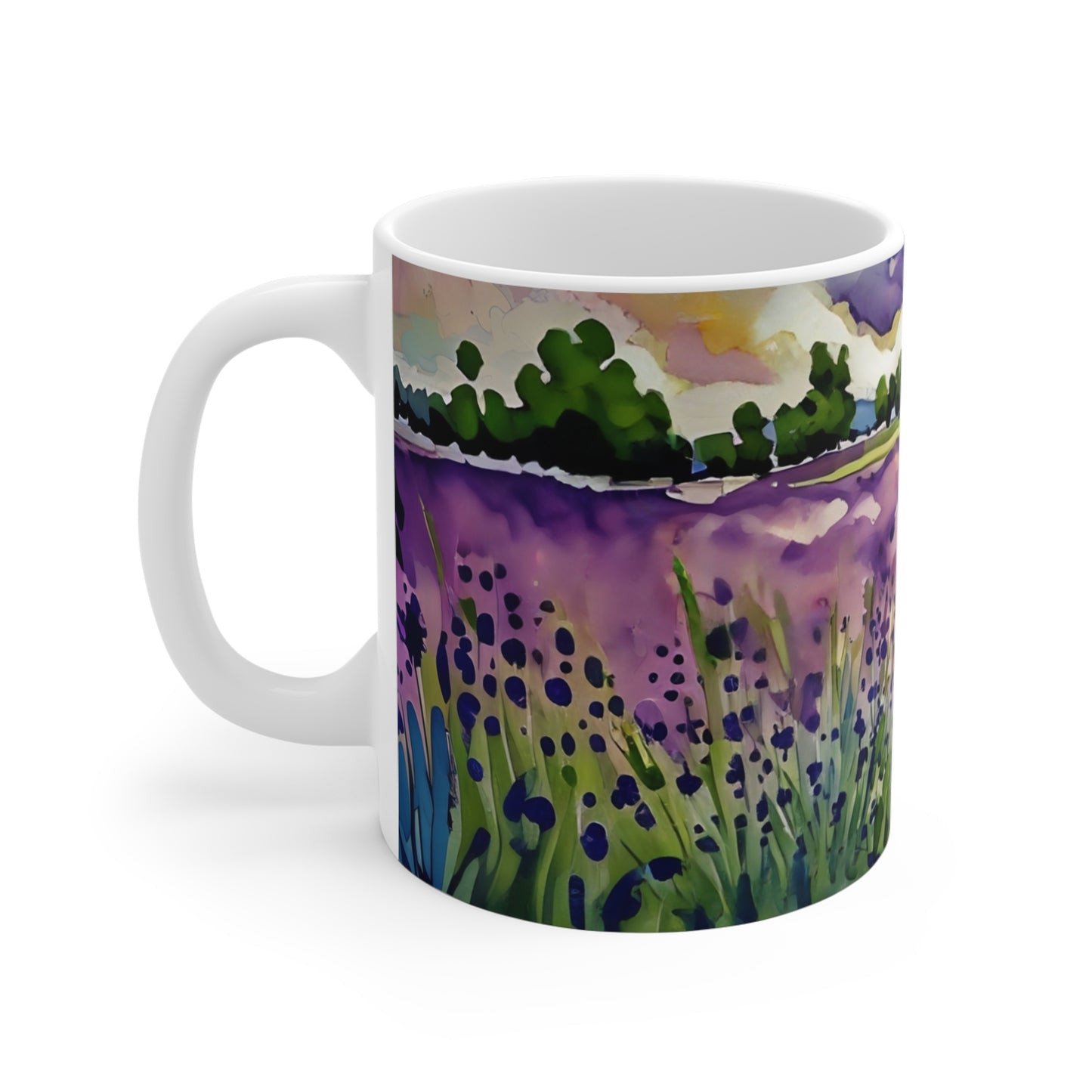 Mug Lavender Field Art