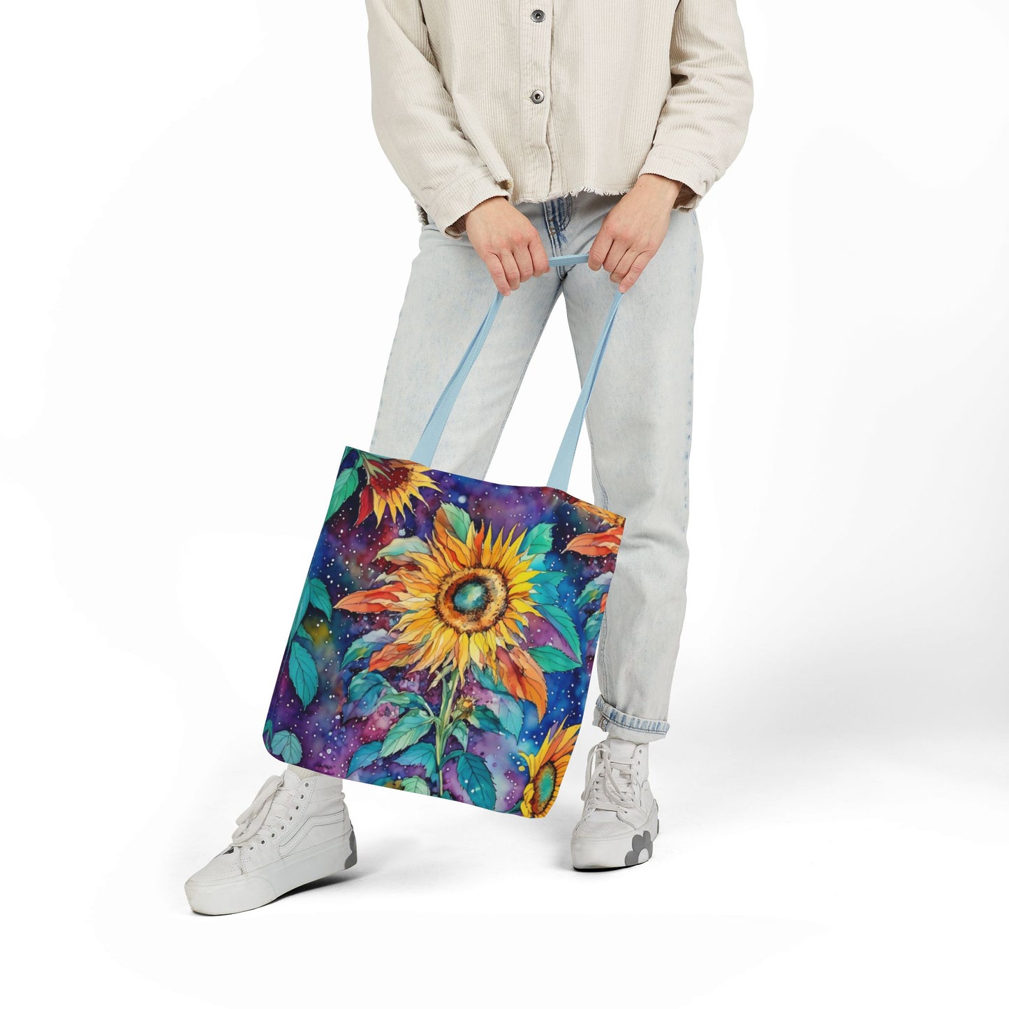 Colorful nature-Inspired Canvas Tote Bag - Perfect for Beach Days, Eco-Friendly Shopping, and Summer Fun!