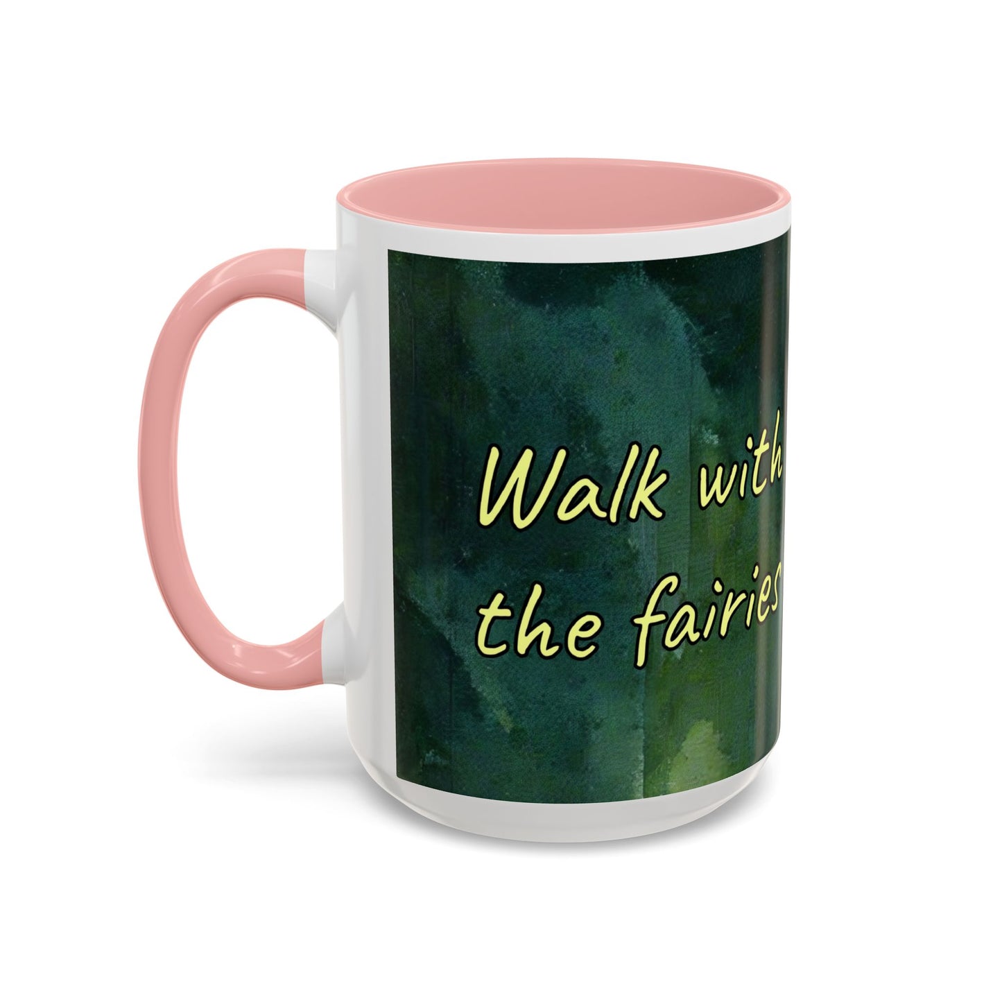 Sleeping Fairy -Themed Coffee Mug with a quote - 11 & 15oz Accent Mug for Fairy/coffee Lovers
