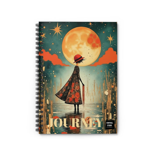Autumn Rain  Spiral Notebook /Fairyhill studio
