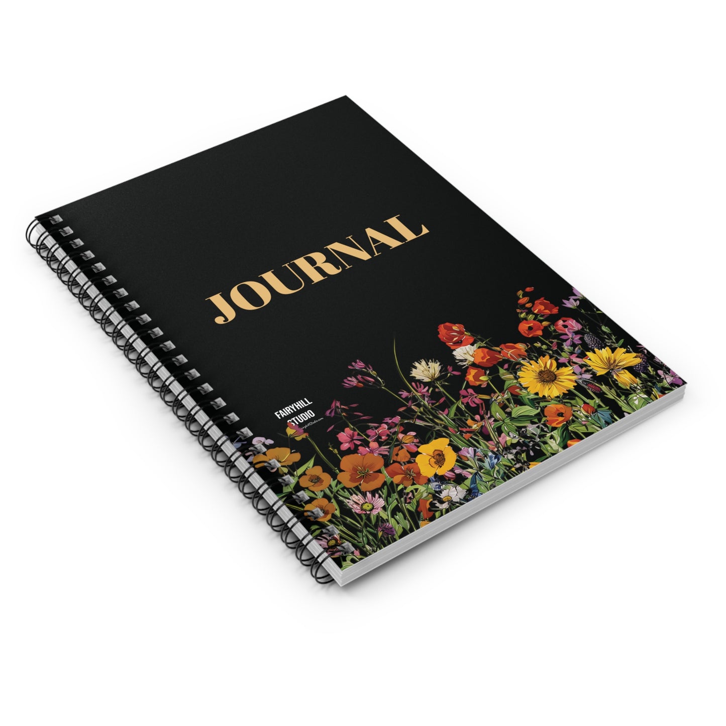 Wild flowers Spiral Notebook - Ruled Line