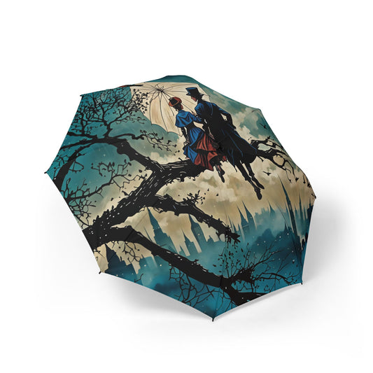 Travel Umbrella - Artistic Galaxy London Rain Semi-Automatic Foldable