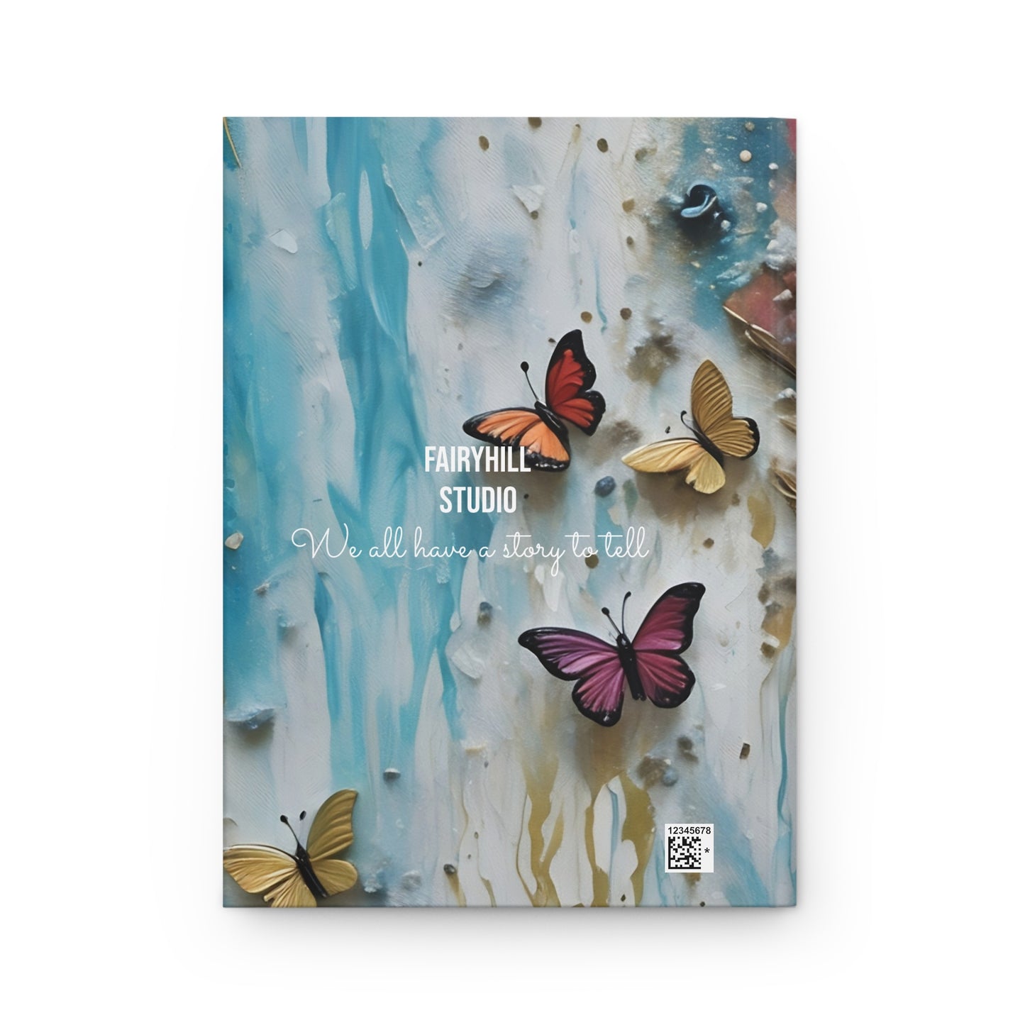 Hardcover Journal Impasto Flowers