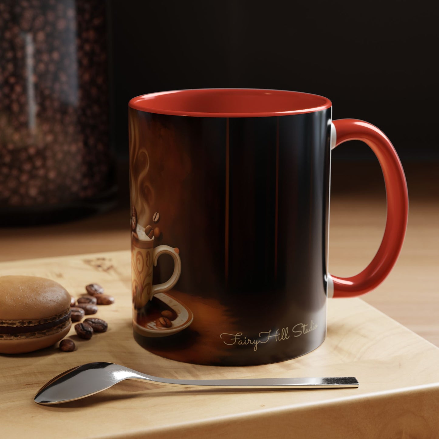 Coffee fairy-Themed Coffee Mug - 11 & 15oz Accent Mug for Fairy /Coffee Lovers