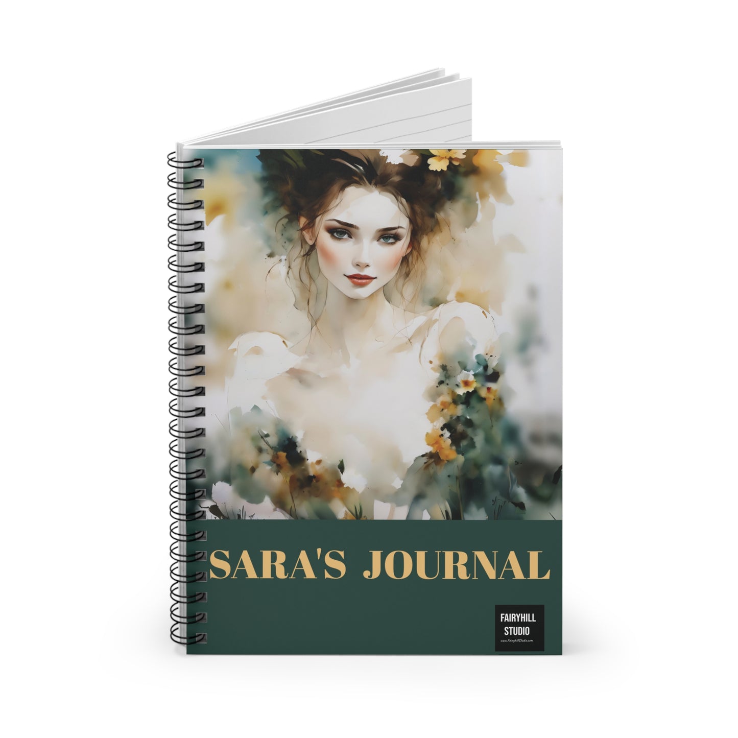 Romantic Spiral Notebook - Ruled Line