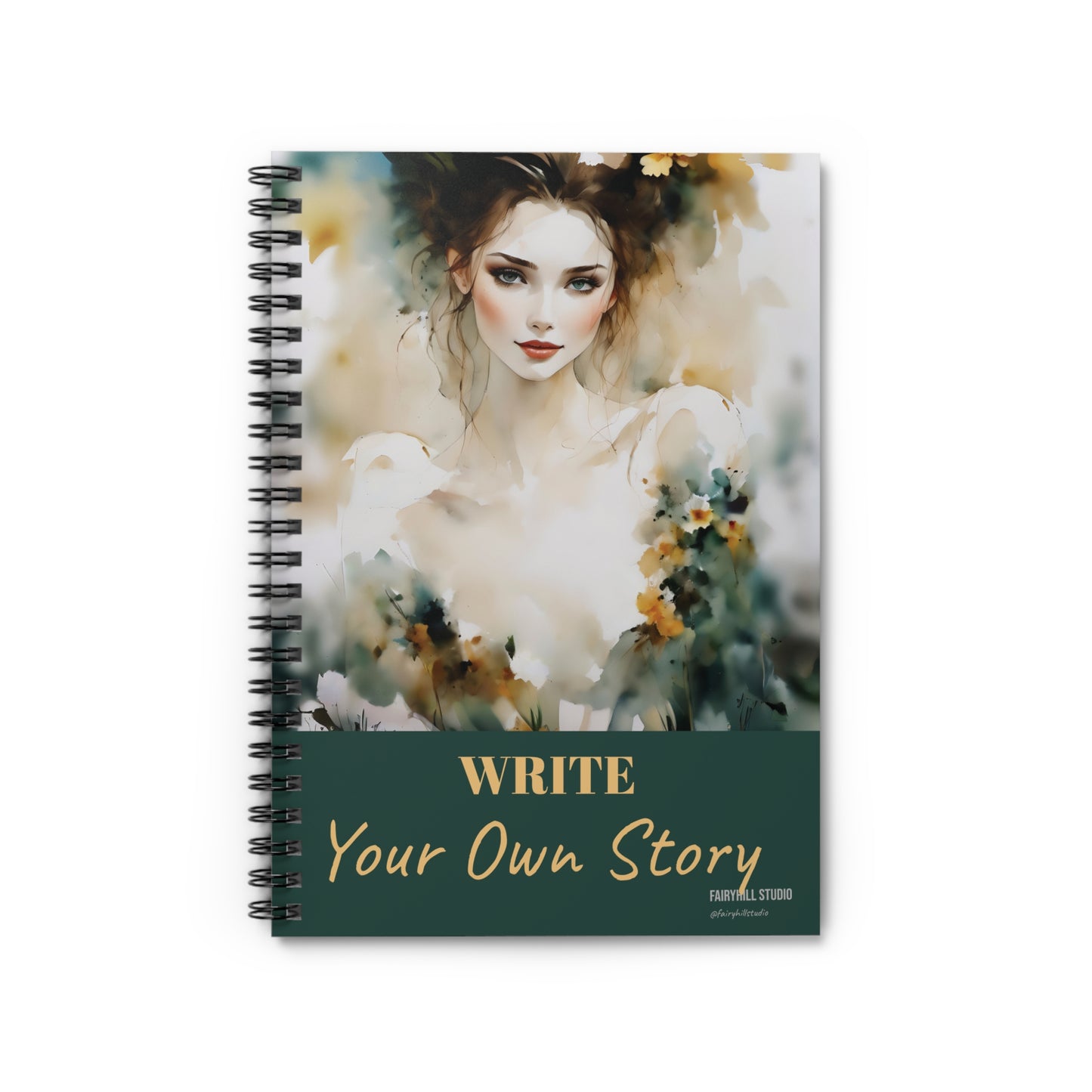 Notebook - Ruled Line Write your Story Spiral Notebook