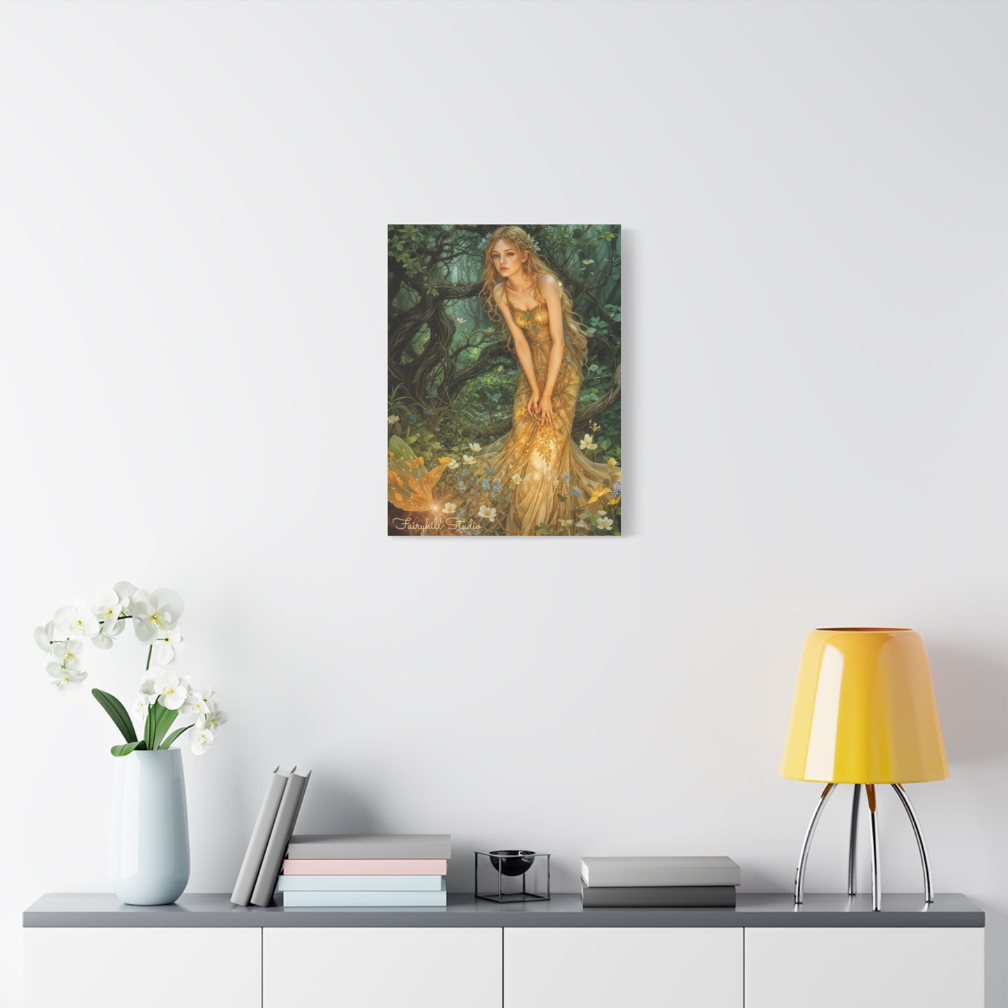 Canvas Print - Mid-Summer's Eve Fairy Forest Art by Fairyhill Studio