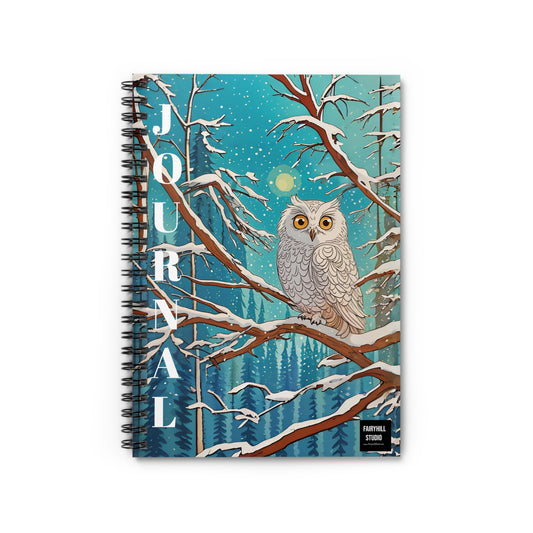Fairy Hill Studio Journal Spiral Notebook - Ruled Line