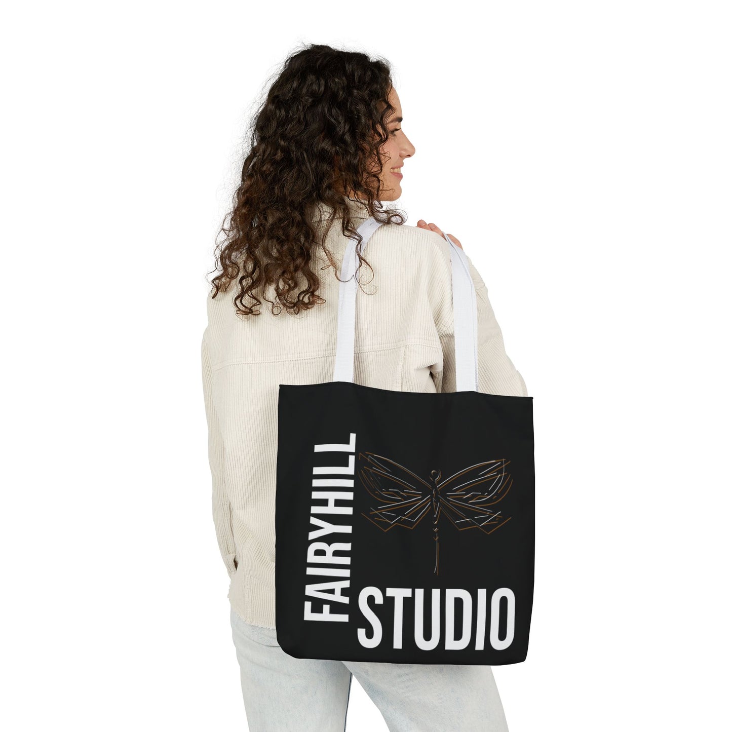 FairyHill Studio Canvas Tote Bag - Perfect for Beach Days, Eco-Friendly Shopping, and Summer Fun!
