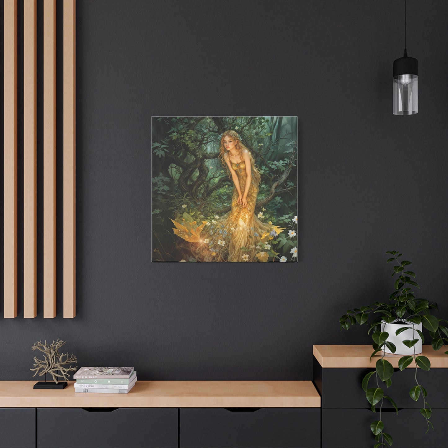 Canvas Print - Mid-Summer's Eve Fairy Forest Art by Fairyhill Studio