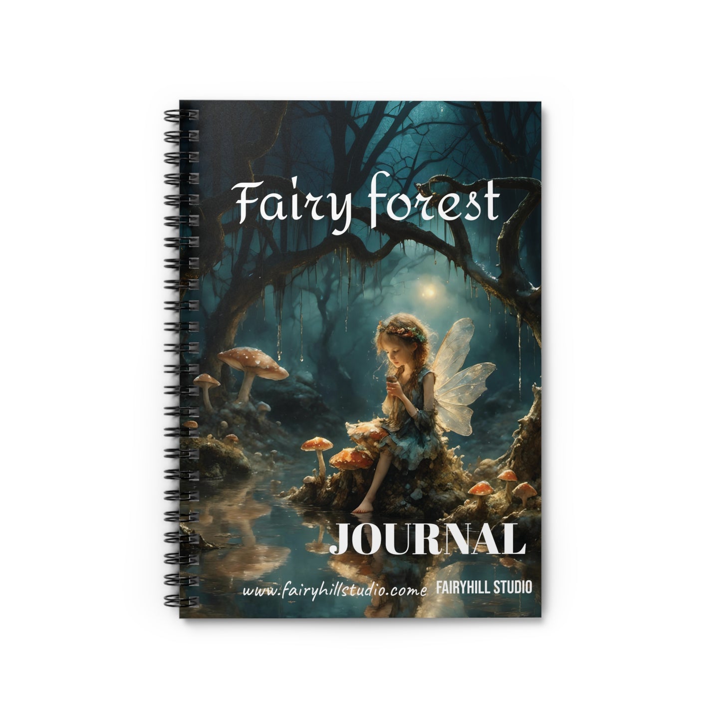 Fairy forest Journal Notebook - Ruled Line   Spiral Journal