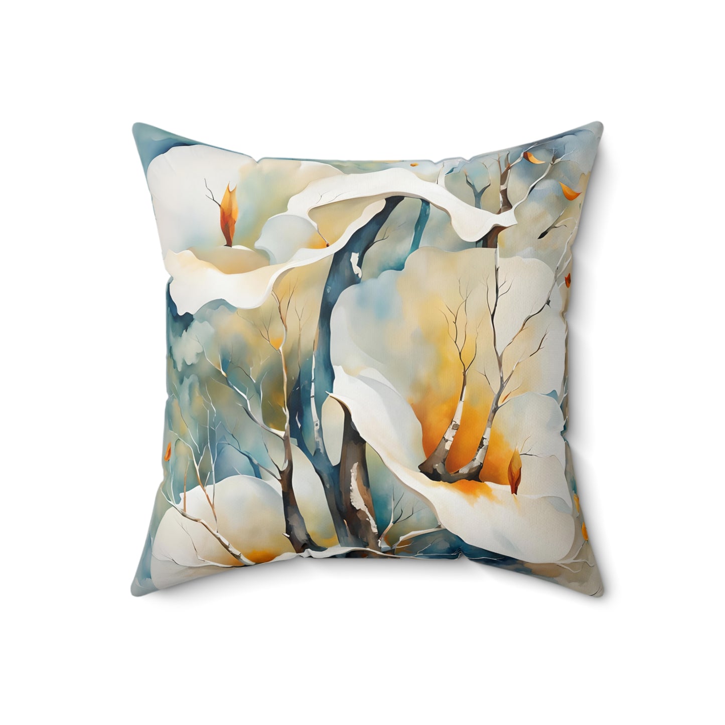 Spun Polyester Square Calla Lillies Pillow