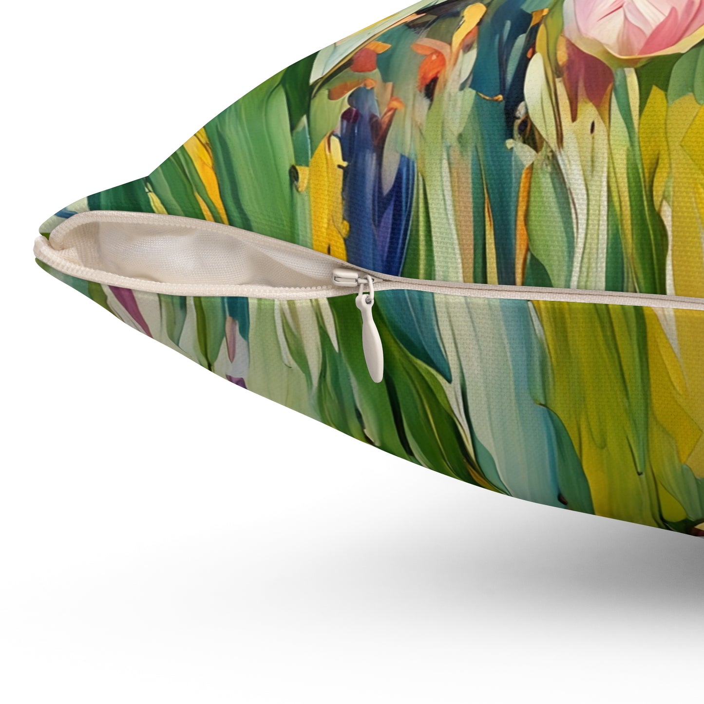 The Witching Hour Hug  Square Pillow - by Fairyhill Studio