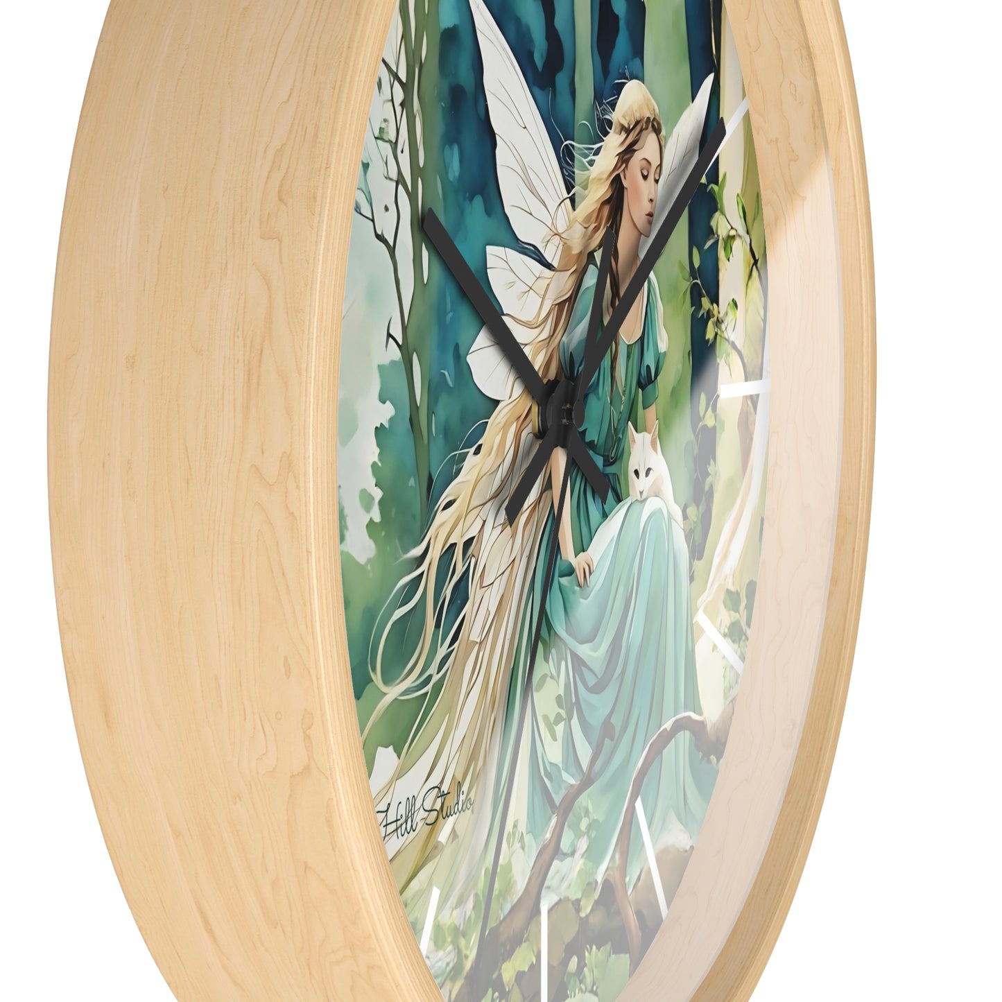 Enchanting Fairy/Angel Wall Clock, Home Decor, Gift for Fantasy Lovers, Unique Gift, Fairy Tale Decor, Woodland Theme