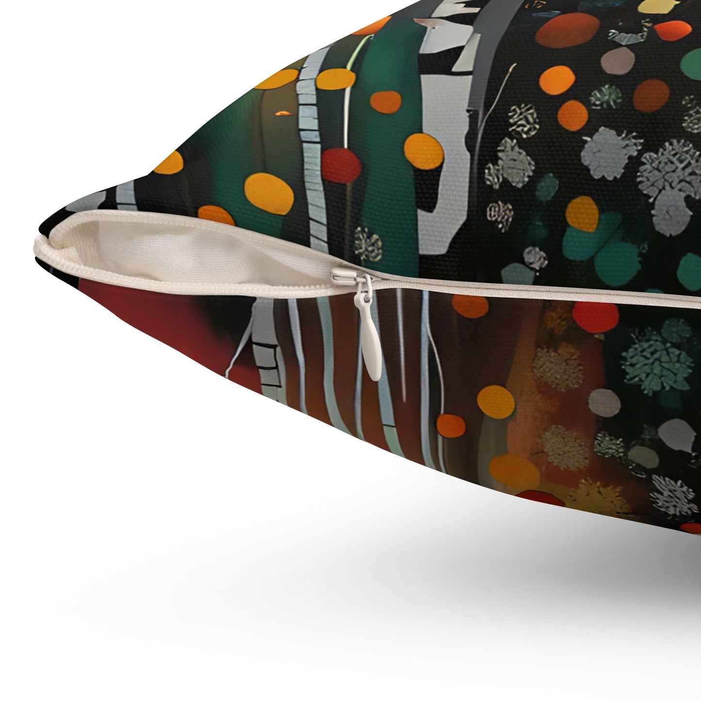Spun Polyester Square buttefly Pillow