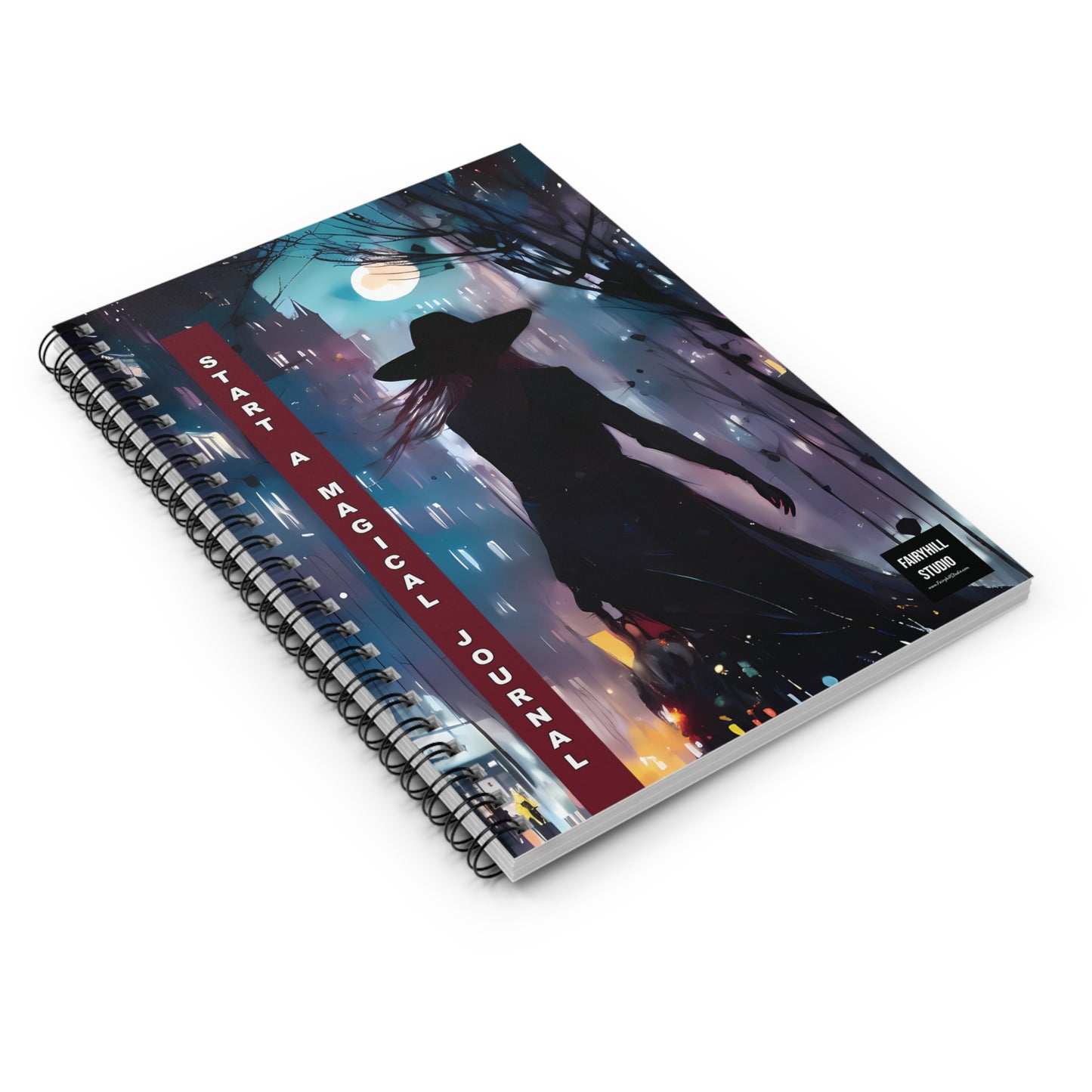 Start a magical journal   Spiral Notebook  journal , Ruled Line,