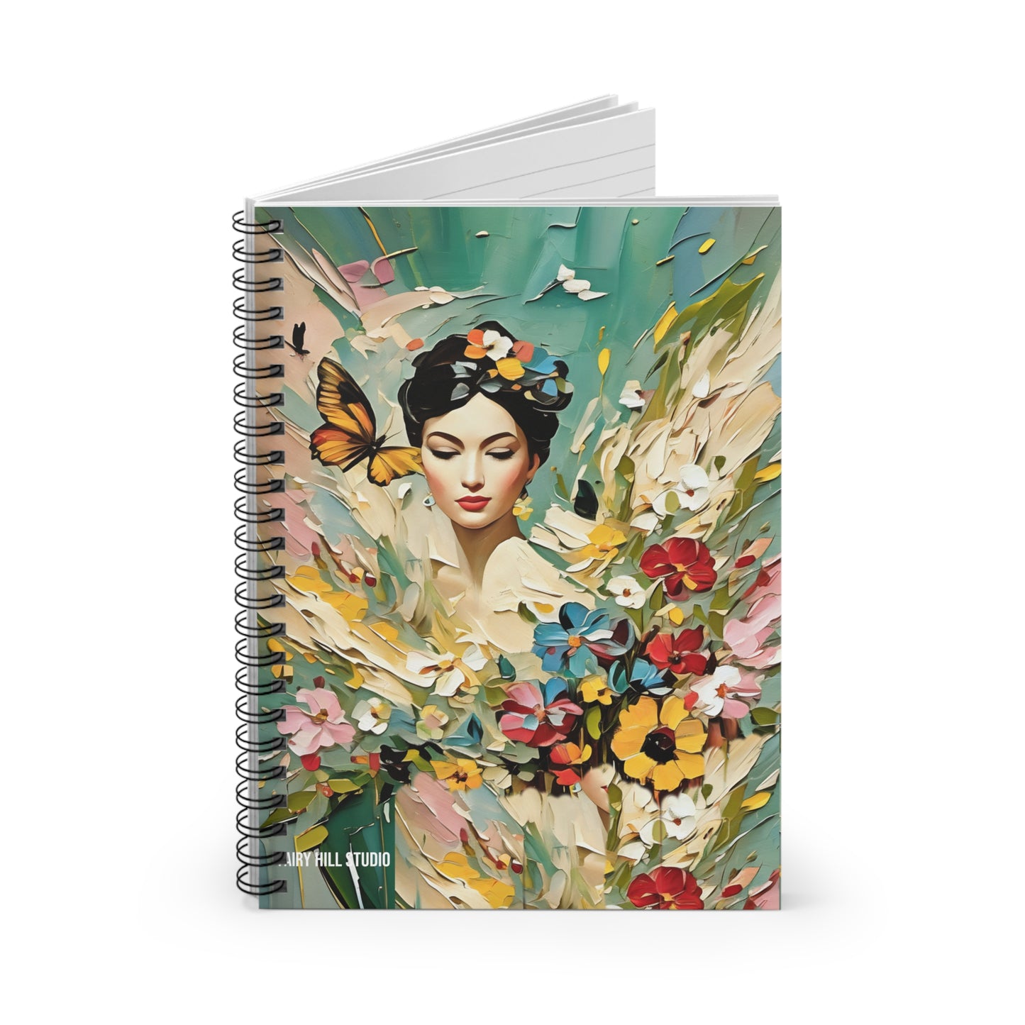 Butterfly's Kiss Spiral Notebook - Ruled Line