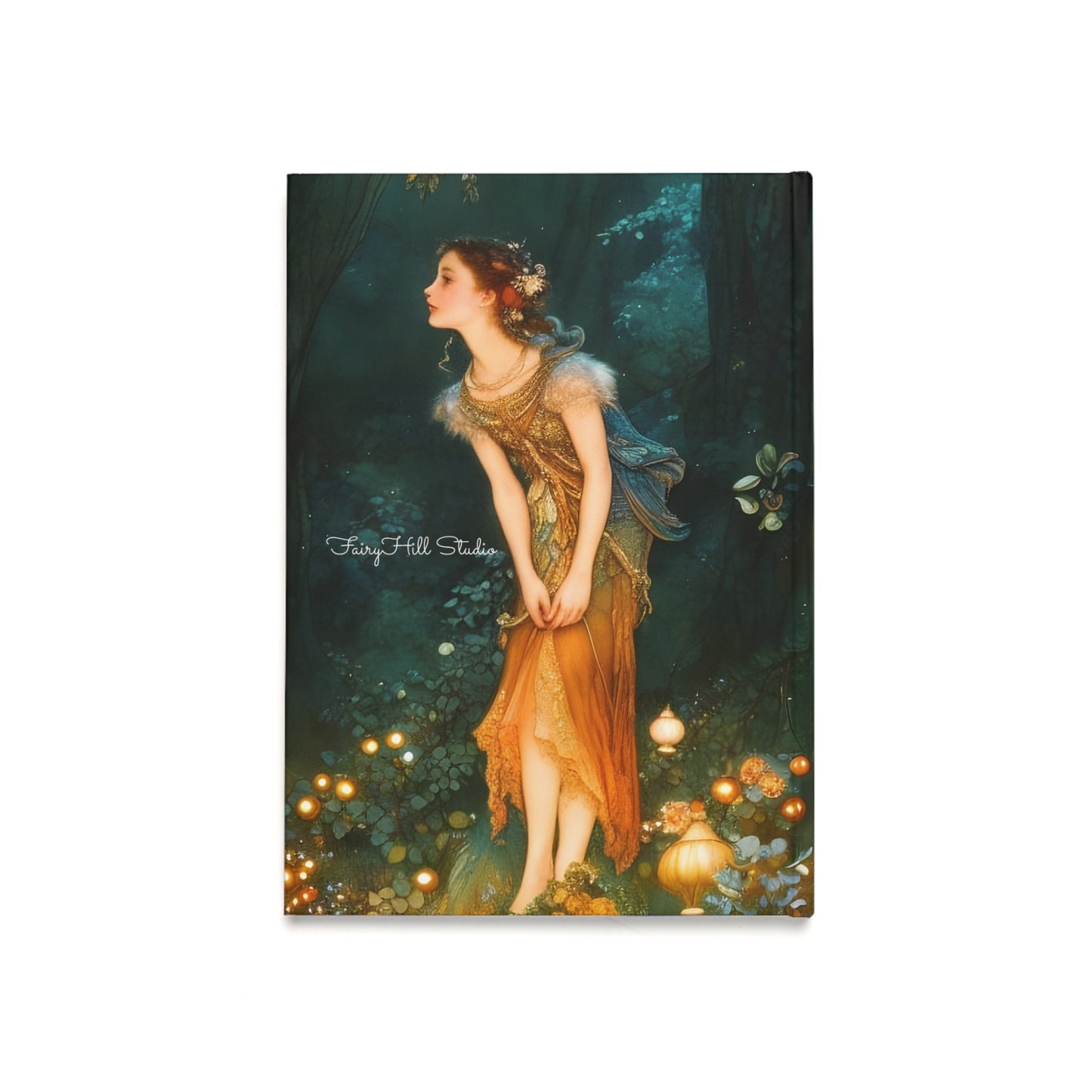 A5 Hardcover Journal - Fairy Forest Art Design