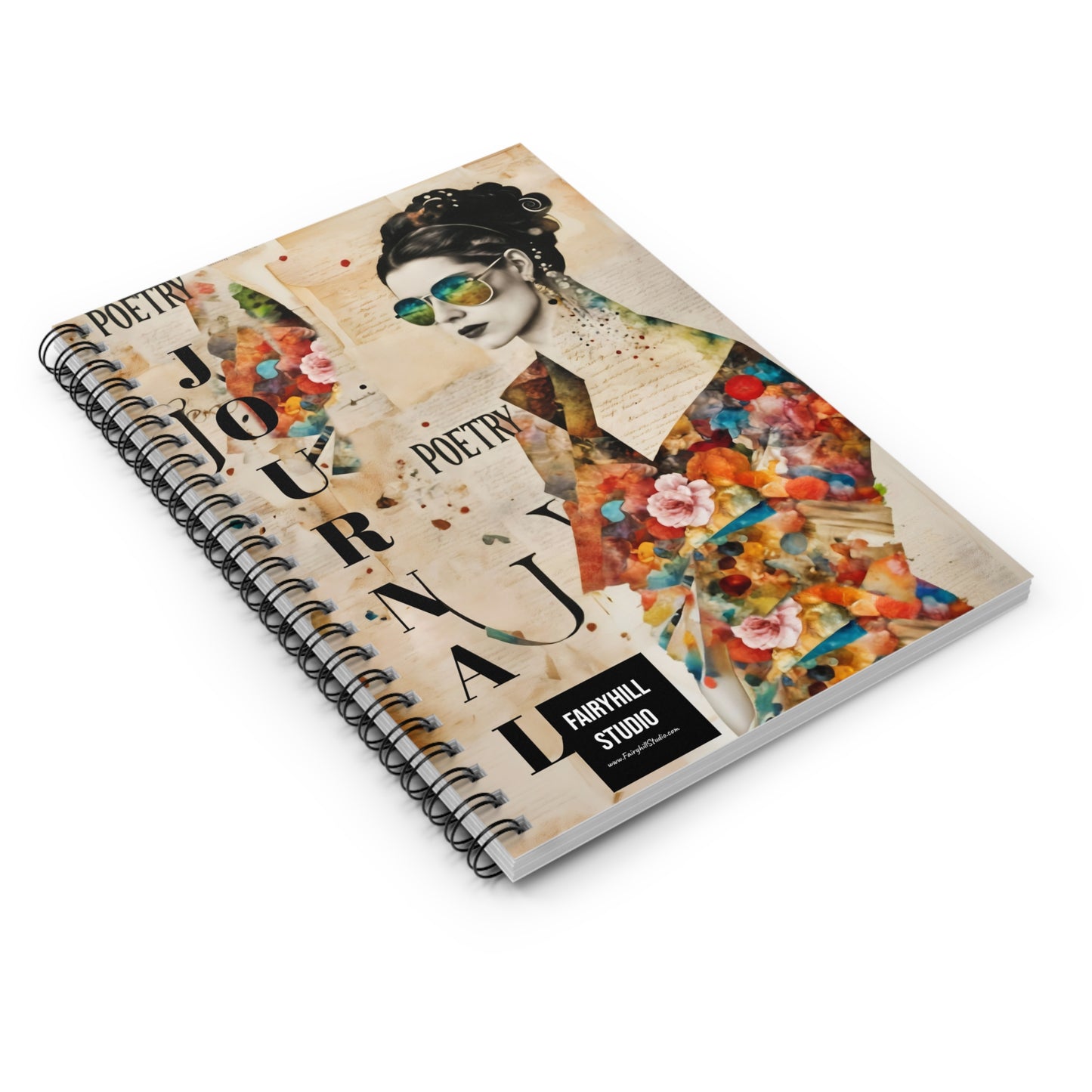 Fairy Hill Studio POETRY Journal Gift notebook - Journal Notebook Gift