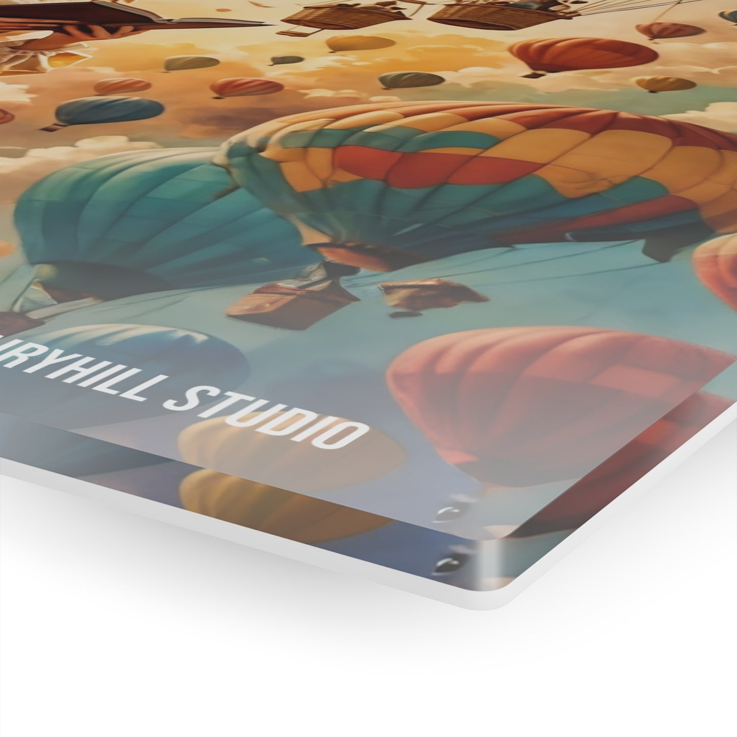 Art Acrylic Prints -Journey with Hot air ballons