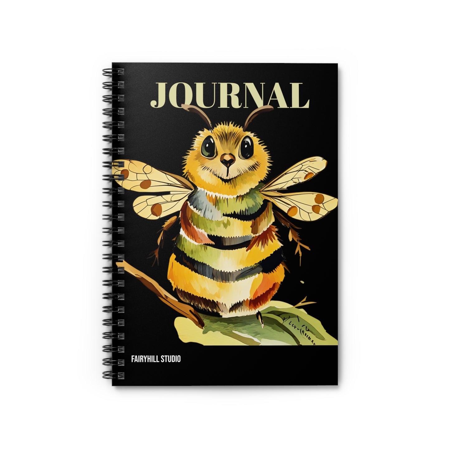 Spiral Notebook - Honey Bee Love  Art Design