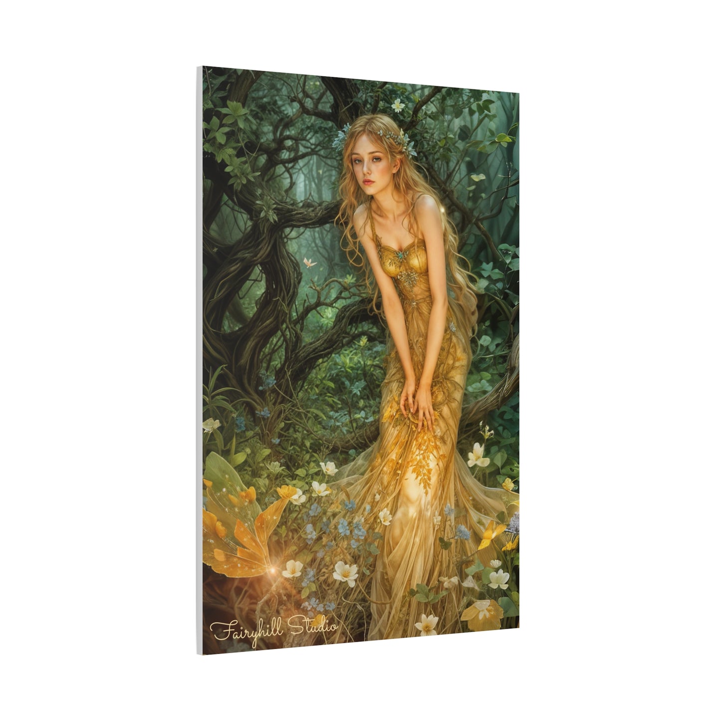 Canvas Print - Mid-Summer's Eve Fairy Forest Art by Fairyhill Studio