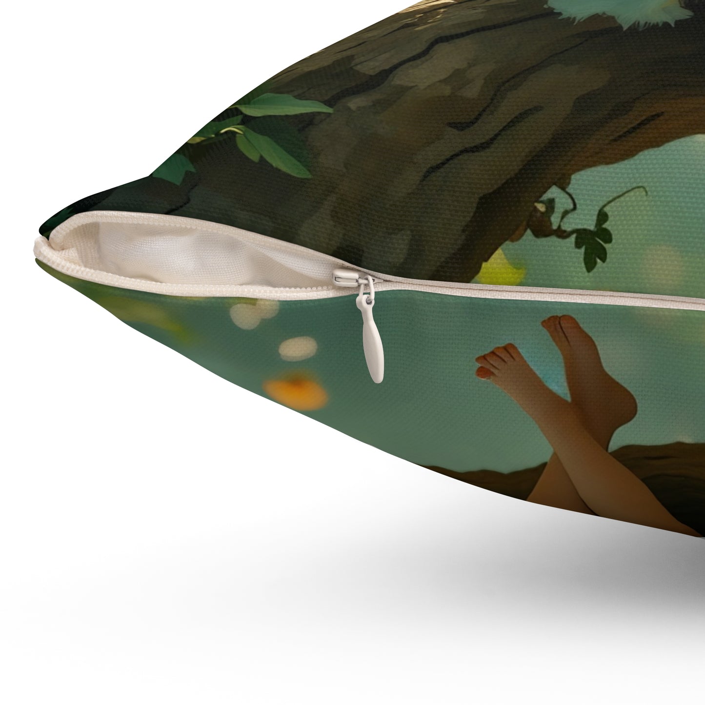 Square Pillow - "Don't Piss Off the Fairies" Fairy Art Quote by Fairyhill Studio