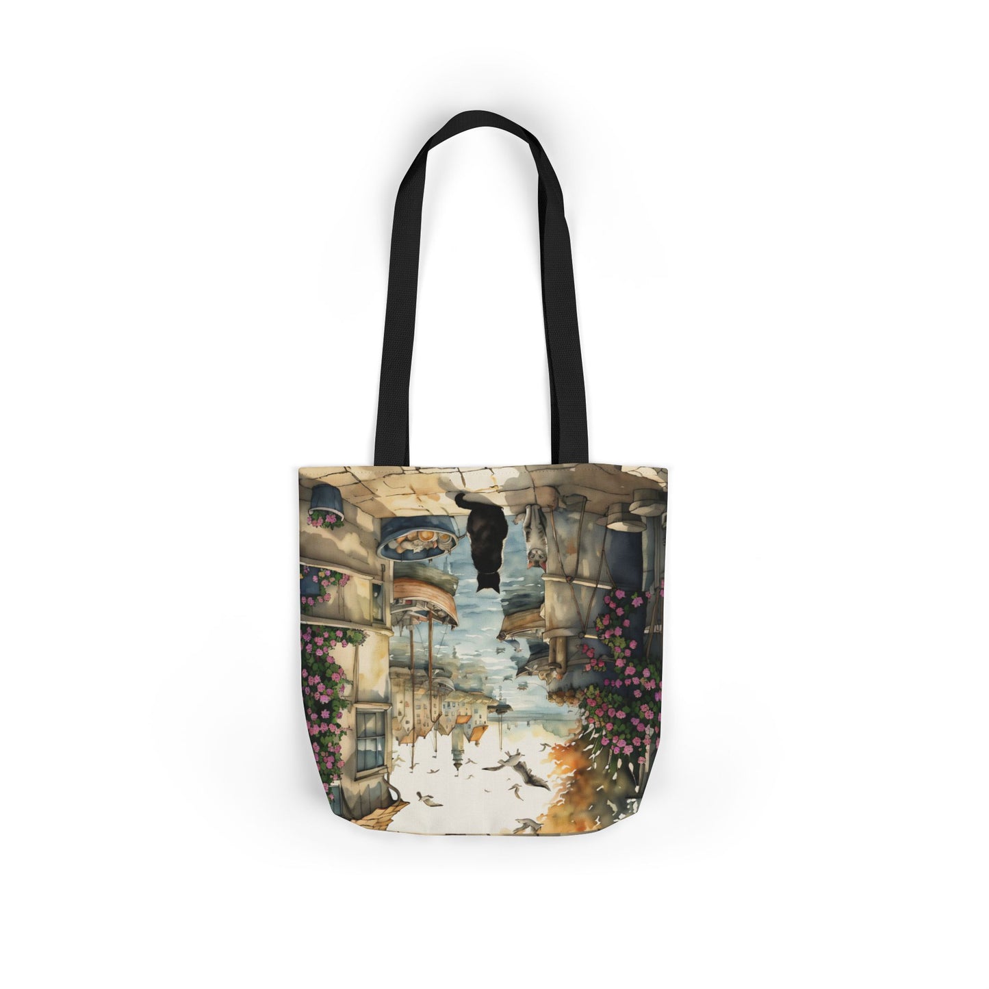 Harbour Cats by FairyHill Studio - Canvas Tote Bag - Perfect for Beach Days, Eco-Friendly Shopping, and Summer Fun!