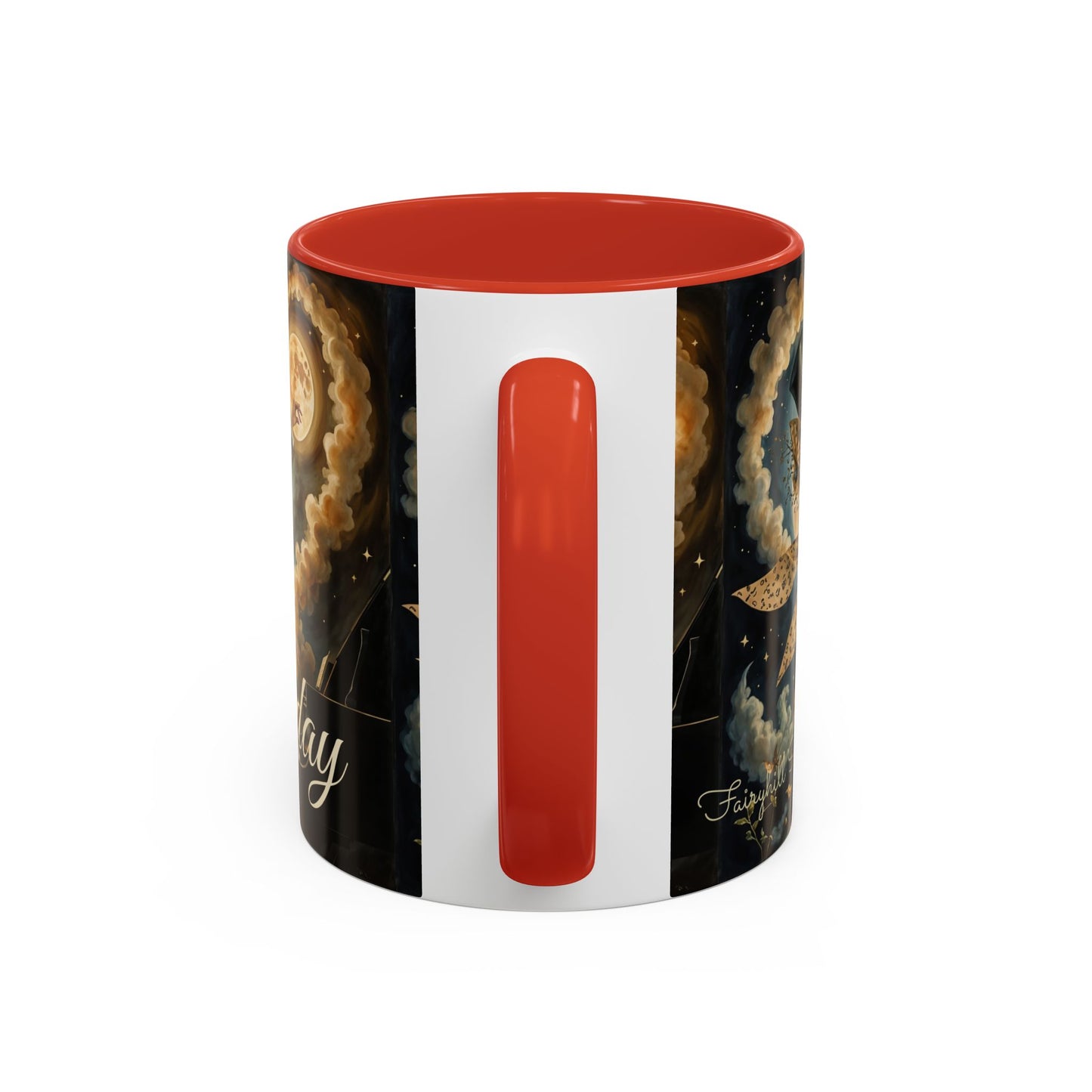 Coffee Mug - Whimsical Mad Hatter Happy Birthday Design by Fairyhill Studio