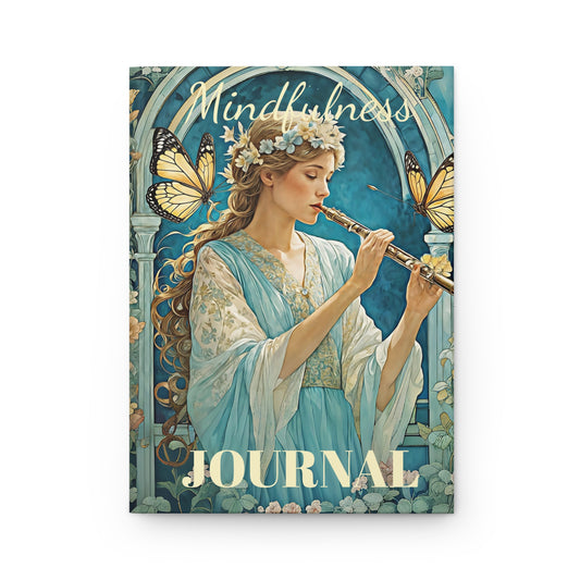 Playing Flute to Butterflies Mindfulness  Art Journal  Hardcover