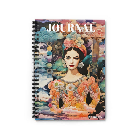 Spiral Notebook -Collage  Movie Star Art  Ruled Line