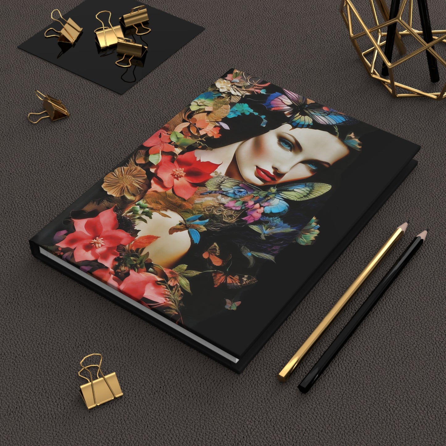 Hardcover Journal - Lady in Nature / Art