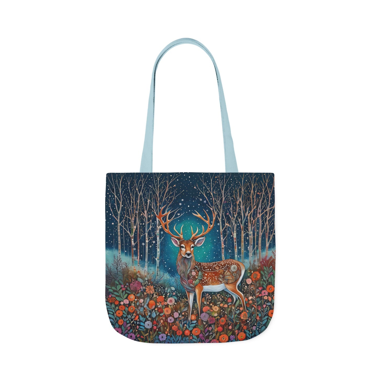 Colorful nature Deer-Inspired Canvas Tote Bag - Perfect for Beach Days, Eco-Friendly Shopping, and Summer Fun!