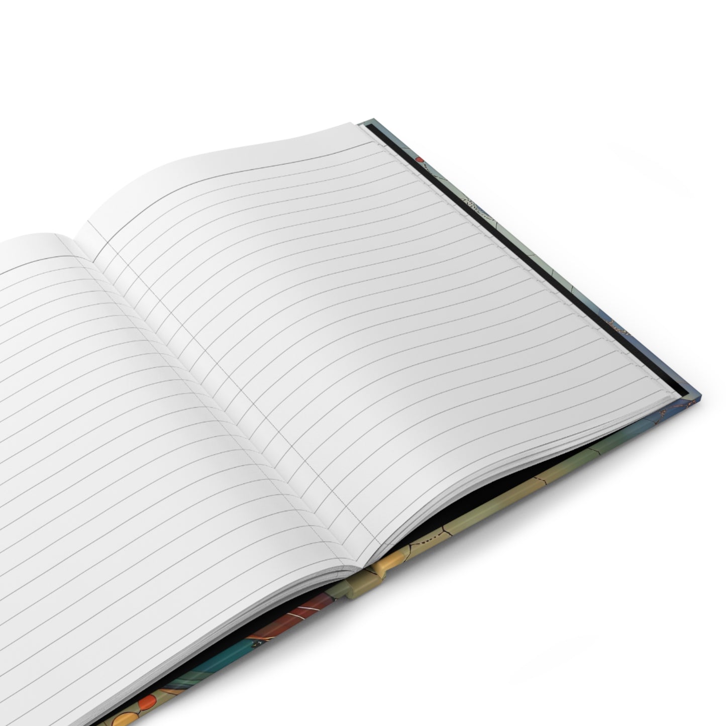 Hardcover Journal Matte - Rumi quote Watercolor Art Notebook Gift by Fairyhill Studio