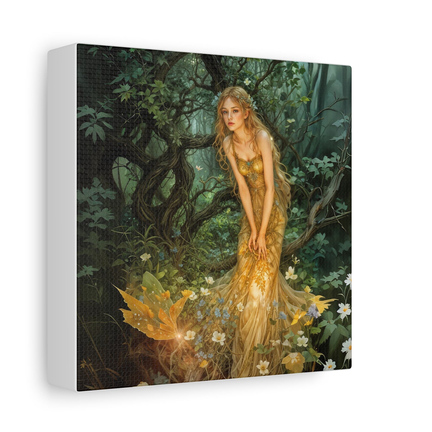 Canvas Print - Mid-Summer's Eve Fairy Forest Art by Fairyhill Studio