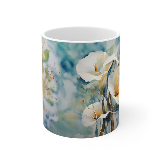 Mug Watercolor Calla Lollies