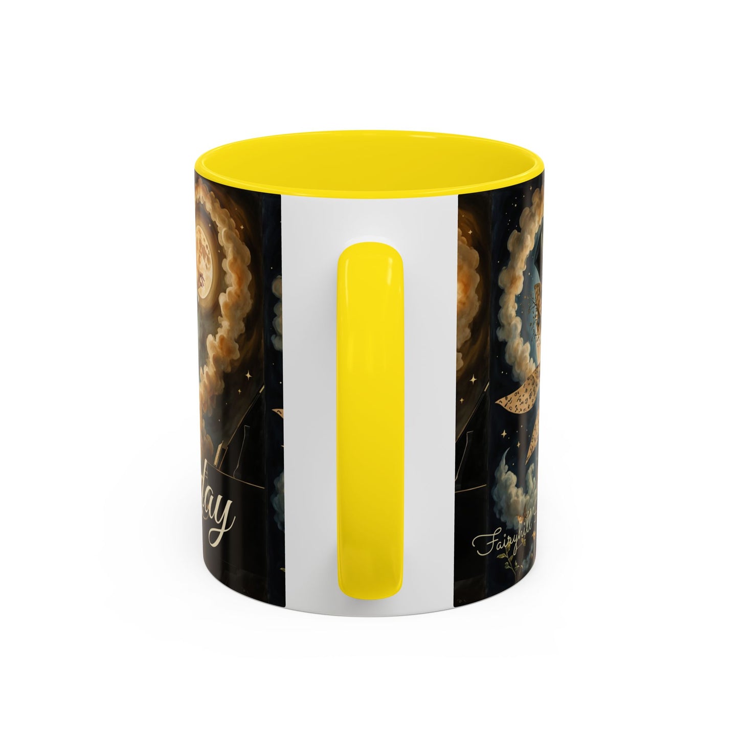 Coffee Mug - Whimsical Mad Hatter Happy Birthday Design by Fairyhill Studio