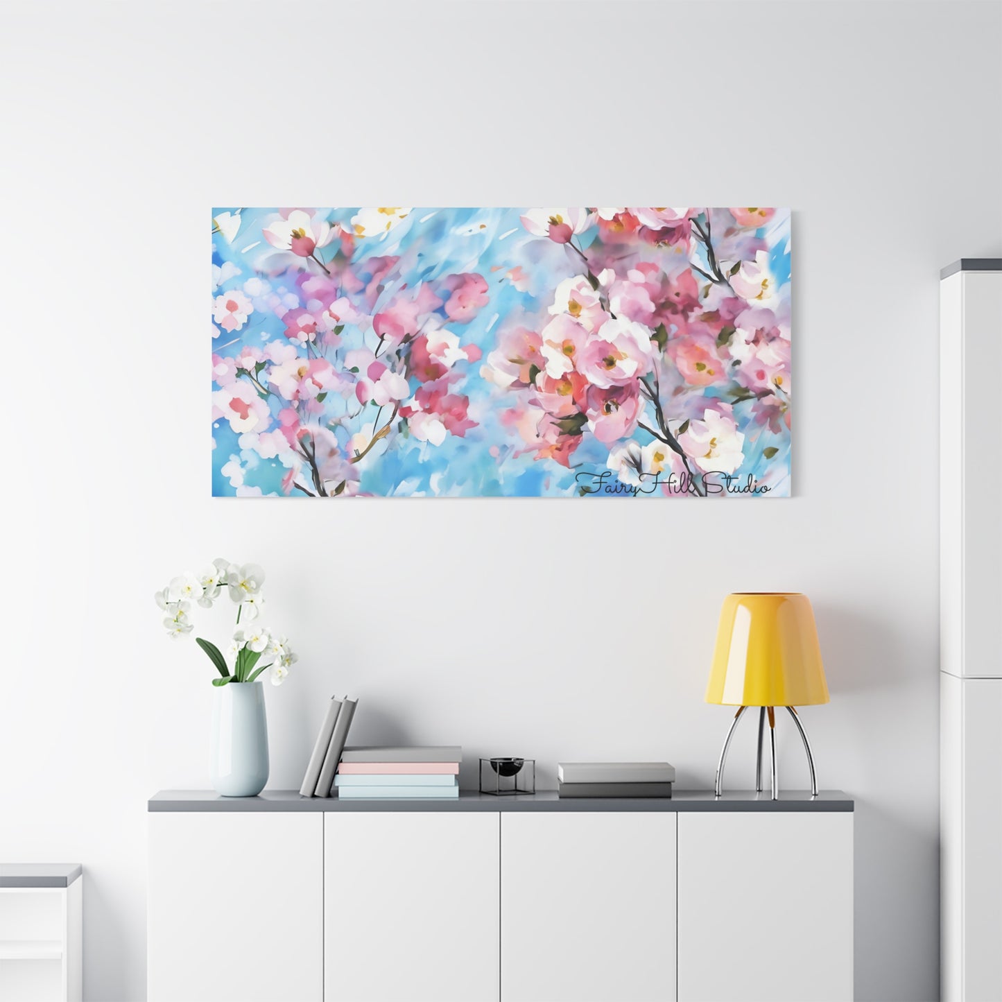 Canvas Wall Art - Floral Cherry Blossom