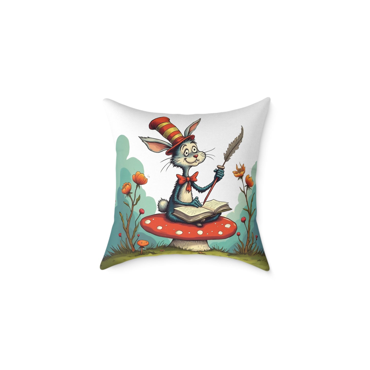 Whimsical Animal Pillow, Cozy Home Decor, Kid's Room Accessory, Playful Art Piece, Gift for Children