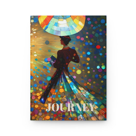 Hardcover Journal Matte - Follow the Magic Girl with Butterfly Art
