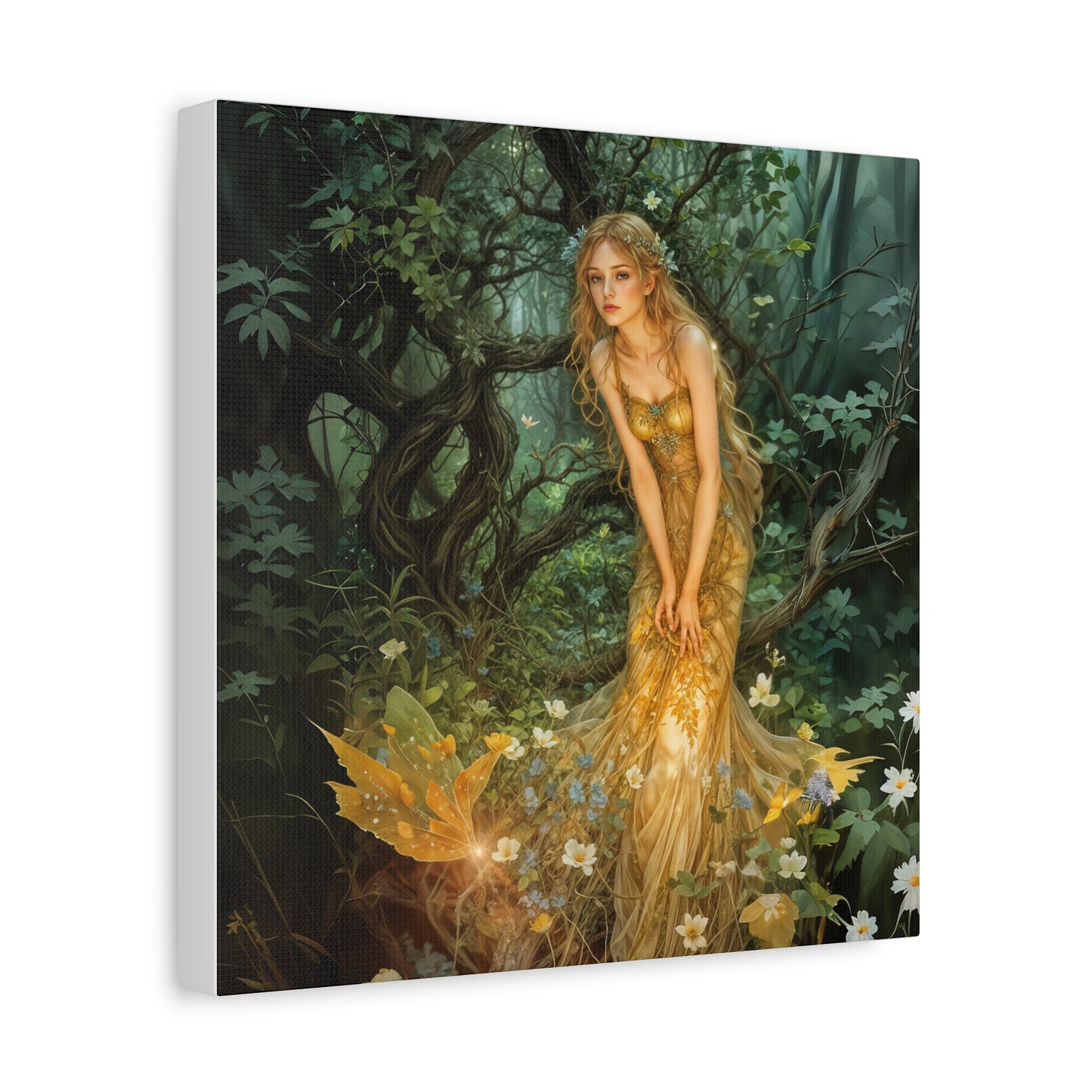 Canvas Print - Mid-Summer's Eve Fairy Forest Art by Fairyhill Studio